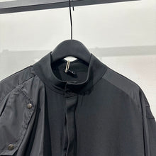 Load image into Gallery viewer, Loose Multi-pocket  Stand Collar Shirt
