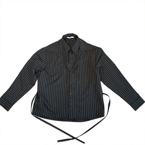 Vertical Striped Retro Casual Shirt