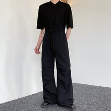 Load image into Gallery viewer, Summer High Waist Drawstring Retro Trousers
