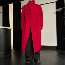 Load image into Gallery viewer, Lapel Wool Loose-fitting Trench Coat
