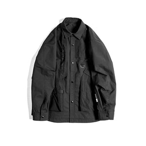 Fake Two-piece Lapel Work Jacket