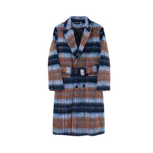 Load image into Gallery viewer, Winter Plaid Trench Coat
