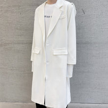 Load image into Gallery viewer, Shoulder Button Mid Length Trench Coat
