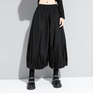 High Waist Pleated Wide Leg Pants