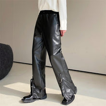 Load image into Gallery viewer, Punk PU Leather Motorcycle Pants
