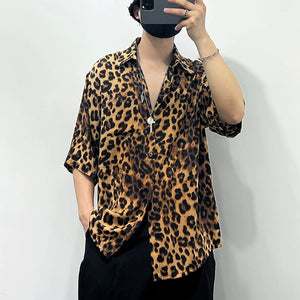 Leopard Print Casual Loose Shirt