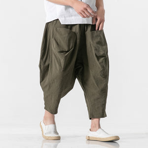 Retro Loose Big Pocket Oversized Pants