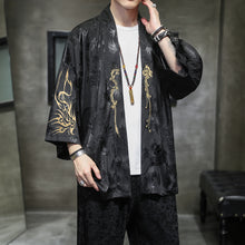 Load image into Gallery viewer, Vintage Hanfu Dragon and Phoenix Embroidered Cardigan
