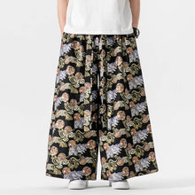 Load image into Gallery viewer, Straight Culottes, Loose Printed Trousers
