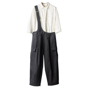 Straight Loose Cargo Overalls