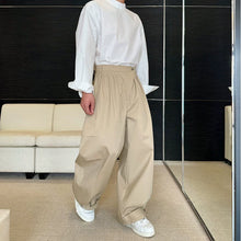 Load image into Gallery viewer, Pleated Silhouette Three-dimensional Workwear Loose Wide-leg Pants
