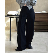 Load image into Gallery viewer, Brushed High Waist Pleated Wide Leg Trousers
