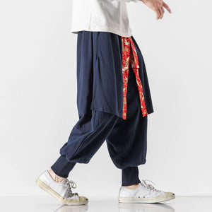 Linen Cotton Loose-Fitting Pants