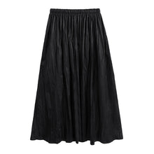 Load image into Gallery viewer, High Waist Casual Pleated Pu Leather Skirt
