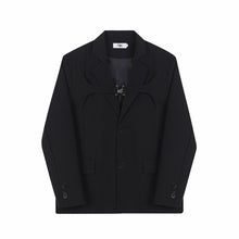 Load image into Gallery viewer, Metal Claw Button Single Breasted Blazer
