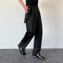 Load image into Gallery viewer, Black Suspenders Casual Trousers
