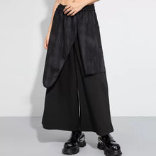 Load image into Gallery viewer, Layered Fake Two-piece Cropped Culottes
