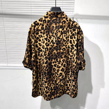 Load image into Gallery viewer, Leopard Print Casual Loose Shirt
