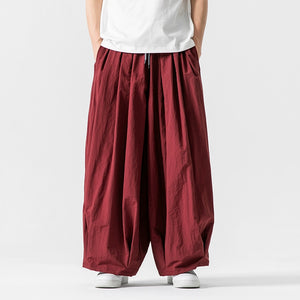 Japanese Retro Loose Wide-leg Flared Pants