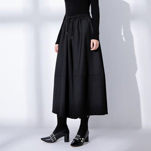 Oversized High Waist Wide Leg Suit Culottes