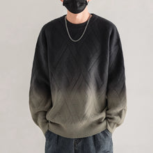 Load image into Gallery viewer, Round Neck Gradient Bottoming Sweater
