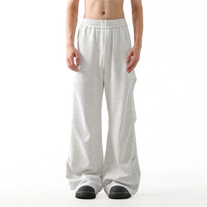 Heavy Pleated Wide-leg Casual Pants