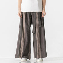 Load image into Gallery viewer, Striped Straight Wide-leg Casual Culottes
