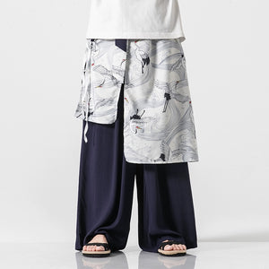 Loose Straight Hanfu Casual Pants