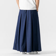 Load image into Gallery viewer, Retro Loose Wide-leg Pleated Skirt Pants
