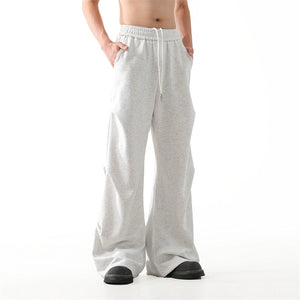 Heavy Pleated Wide-leg Casual Pants