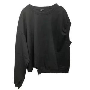 Irregular Sleeves Loose Casual Sweatshirt