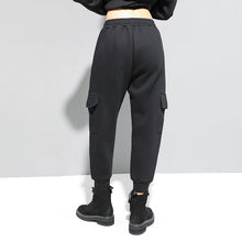 Load image into Gallery viewer, Thickened Workwear Tight Waist Casual Pants
