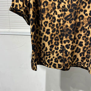 Leopard Print Casual Loose Shirt