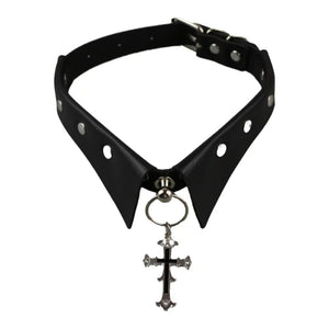 Cross Punk Metal Clavicle Chain