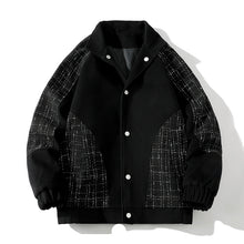 Load image into Gallery viewer, Plaid Patchwork Wool Jacket
