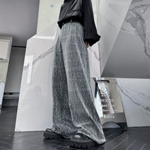 Load image into Gallery viewer, Rhinestone Floor-Mopping Straight-Leg Pants
