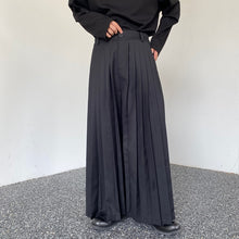 Load image into Gallery viewer, Detachable Samurai Wide Leg Pleated Culottes
