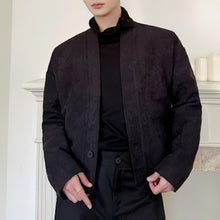 Load image into Gallery viewer, Jacquard V-neck Cropped Jacket
