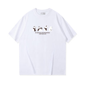 Panda Loose Casual T-Shirt