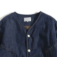 Load image into Gallery viewer, Cotton Japanese Vintage Denim Jacket
