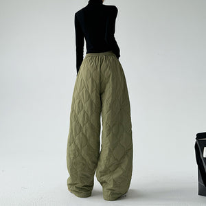 Thickened Cotton Drawstring Loose Casual Pants