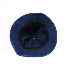 Load image into Gallery viewer, Plant Indigo Dyed Bucket Hat
