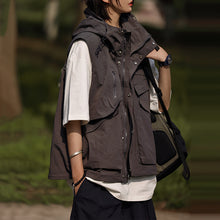 Load image into Gallery viewer, Hooded Waterproof Work Vest
