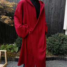 Load image into Gallery viewer, Retro Red Hooded Cloak
