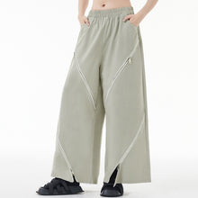 Load image into Gallery viewer, Zip Casual Straight Wide Leg Pants
