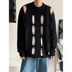 Hollow Hole Loose Sweater