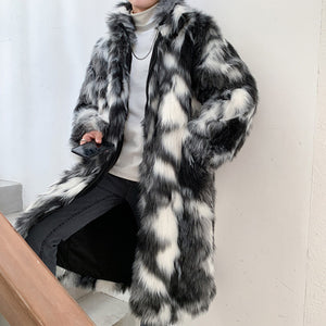 Winter Faux Fur Mid-length Coat