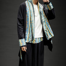 Load image into Gallery viewer, Ethnic Printed Cotton Linen Cardigan
