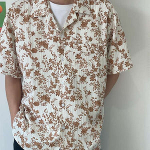 Floral Casual Loose Short-sleeved Shirt