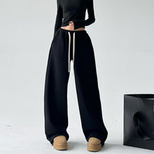 Load image into Gallery viewer, High Waist Wide Leg Thickened Straight Pants
